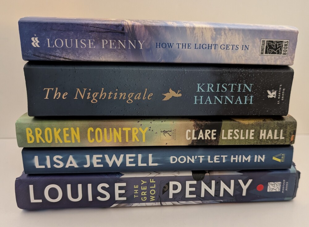 5 Books - Kristin Hannah, Lisa Jewell, Louise Penny Romance, Mystery, Suspense